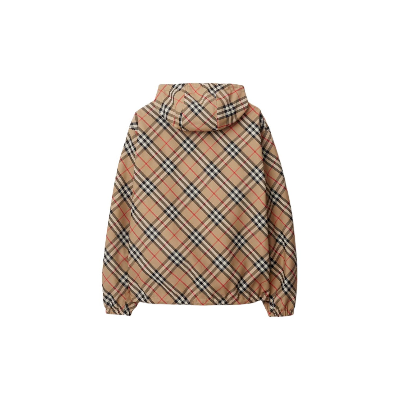 Burberry Vintage Check Reversible Zip-front Hooded Jacket L Burberry Vintage Check Reversible Zip-front Hooded Jacket L