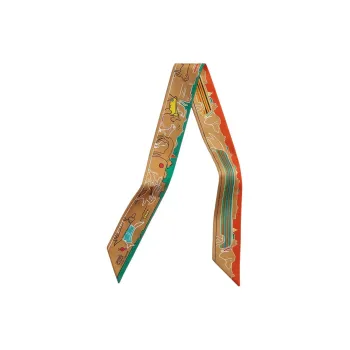 HERMES Silk Scarves Women's Multicolor