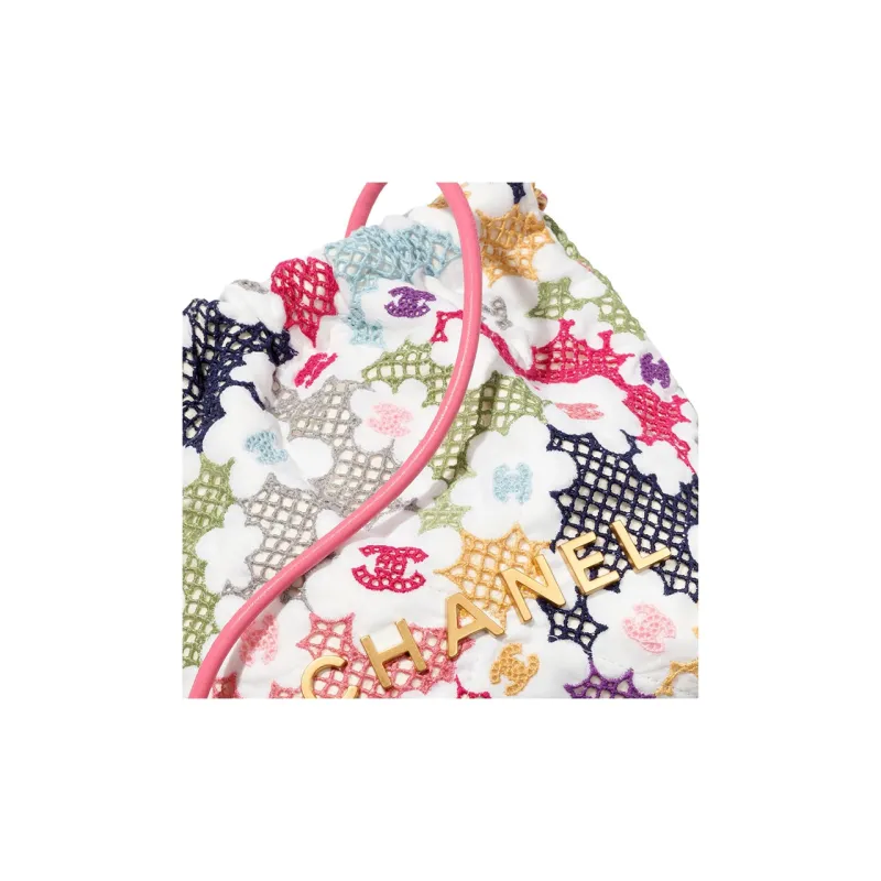 CHANEL Fabric Bucket Bag, Shoulder Bag, Crossbody Bag Mini Women's Multicolor-2