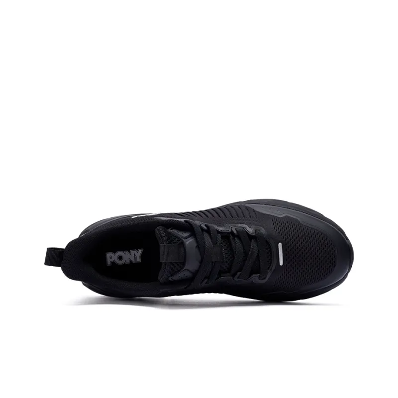 PONY Low Top Running Shoes Unisex Black-2
