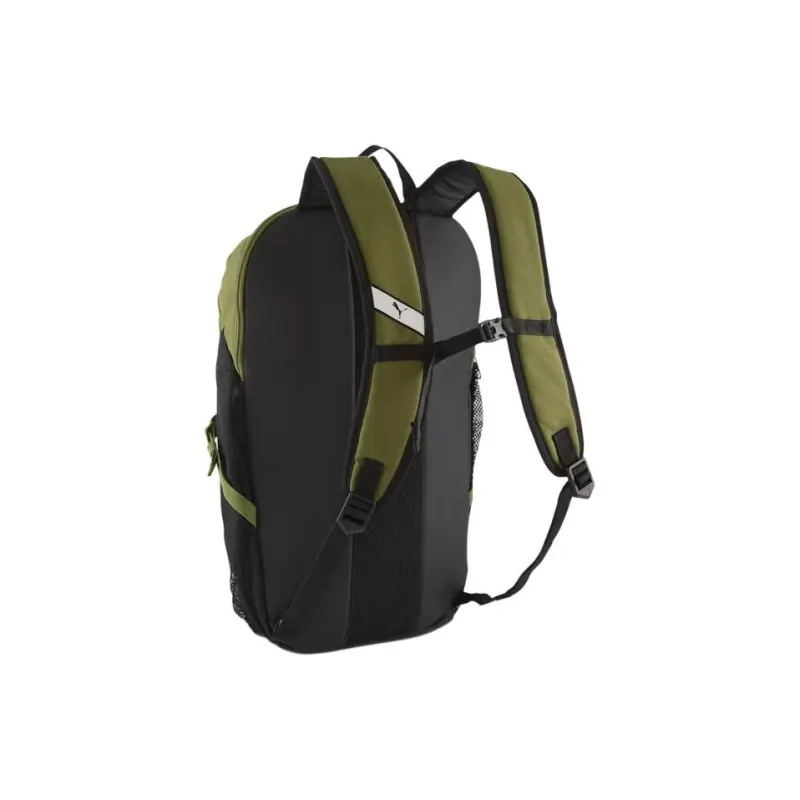 PUMA Recycled Polyester Backpack Unisex Olive Green-1