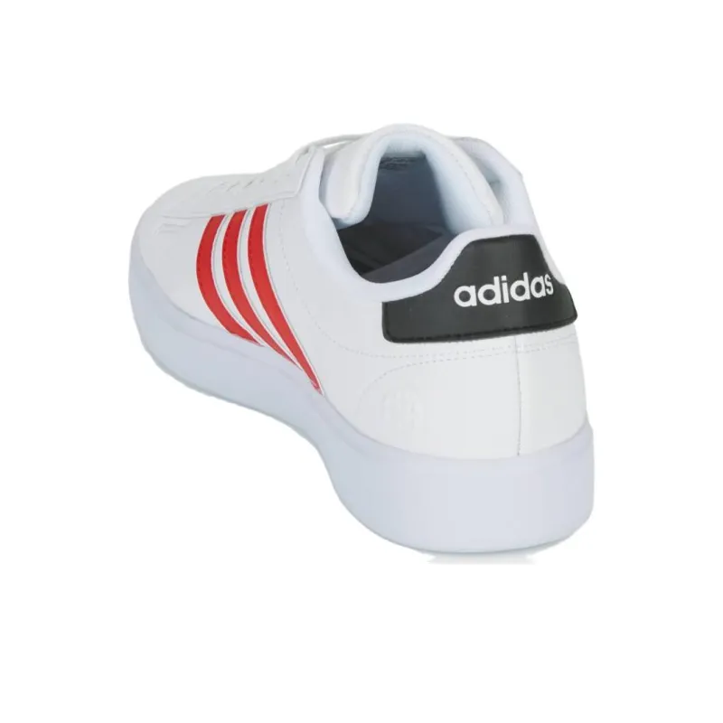Adidas Grand Court 2.0 Cloud White Better Scarlet Core Black-3