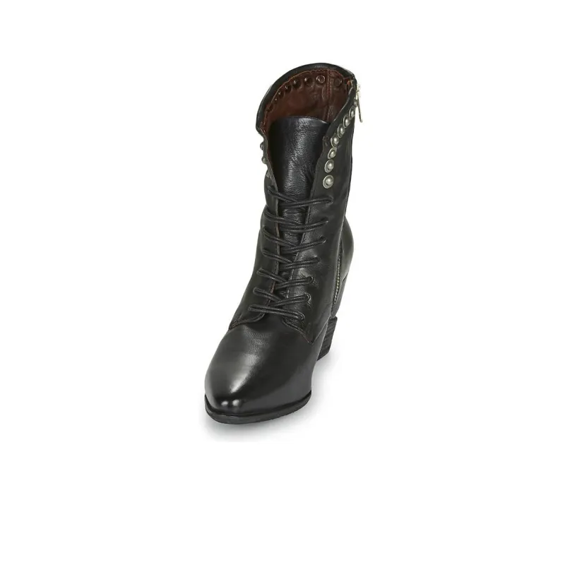 AirStep Tinget Lace Ankle Boots Women's Black-7