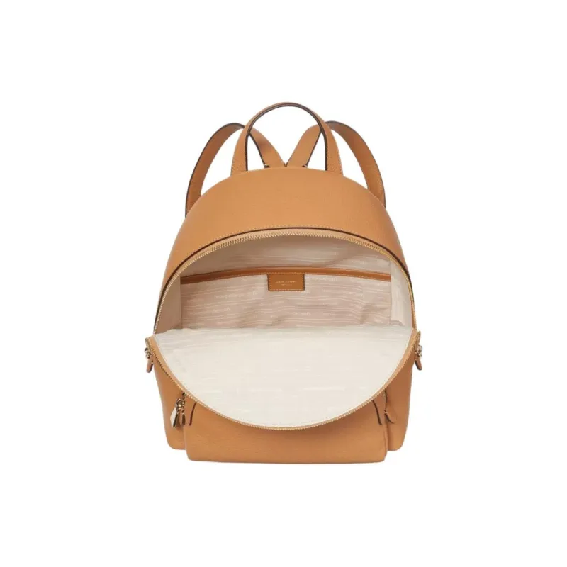 Kate Spade Hudson Leather Backpack Medium Size Women's Brown-3