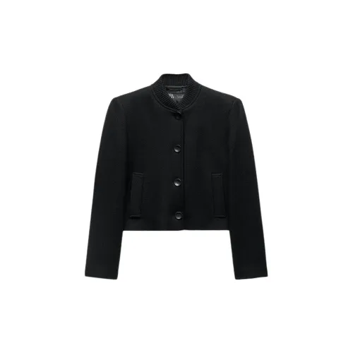 ZARA Jackets Women's Black