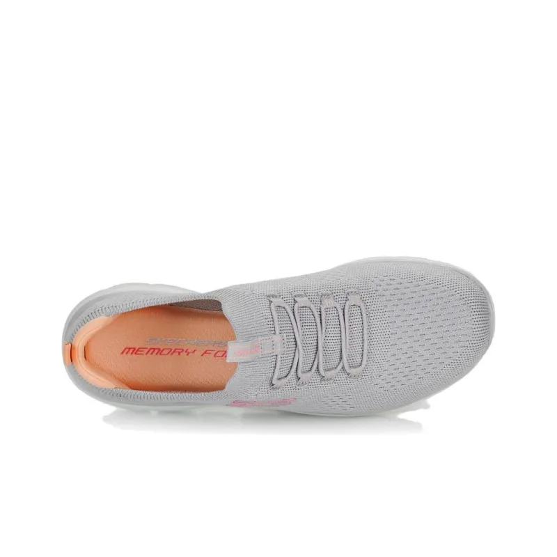 Skechers Summits Anti Slip Wear Resistant Low Top Casual Shoes Women's Gray-4