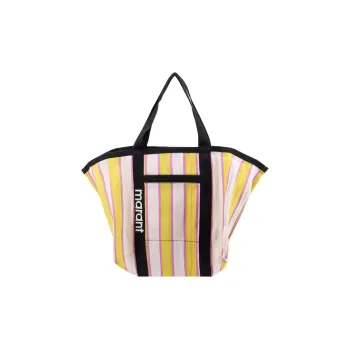 ISABEL MARANT Darwen Striped Top Handle Bag