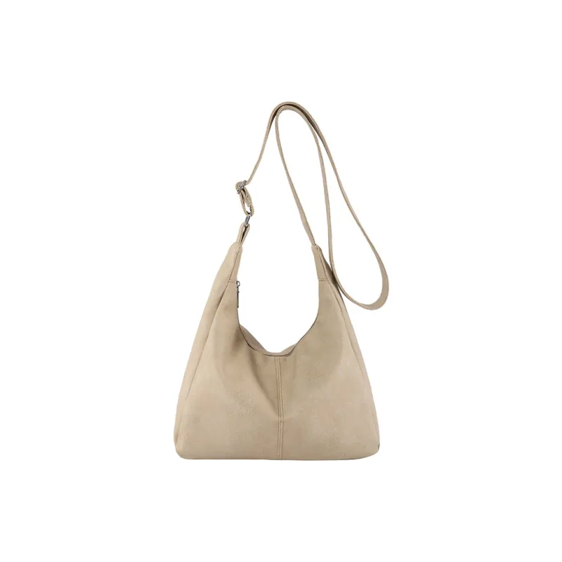 MingLu PU Shoulder Bag Crossbody Bag Regular Unisex White/Khaki/Black/Coffee/Pink-3