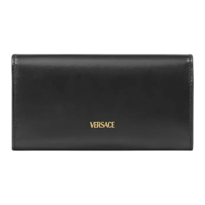FANSIZHE Calfskin Wallet Women's Black-1
