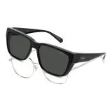 Bright Black Frame with Gray Lens[9018]Polarized