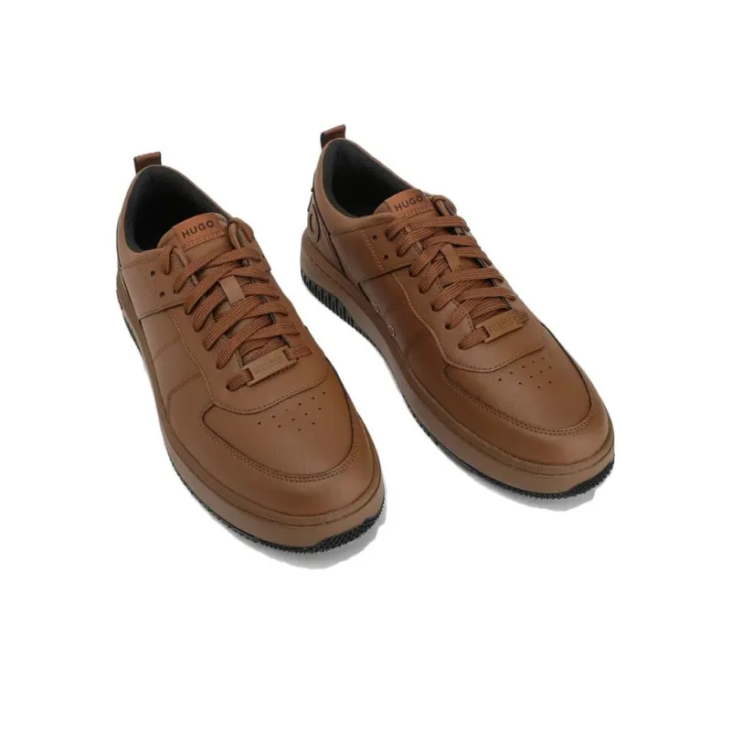 HUGO BOSS Low Top Skateboard Shoes Men's Brown-2