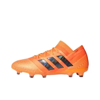Adidas Nemeziz AG Artificial Ground Anti Slip Wear Resistant Soccer Shoes Unisex Orange