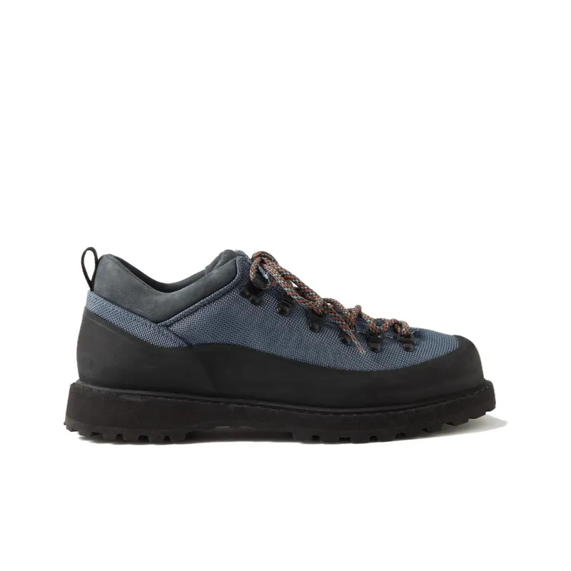 Throwing x DIEMME Roccia Basso Wear-Resistant Low-Top Outdoor Shoes Unisex Blue Black-1