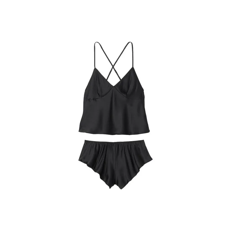 Victoria's Secret Pajama Set Women's Black-0