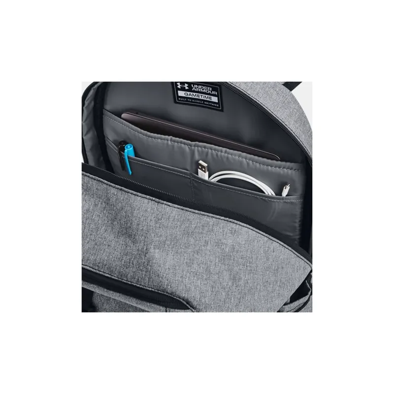 Under Armour Polyester Backpack Regular Unisex Gray-2