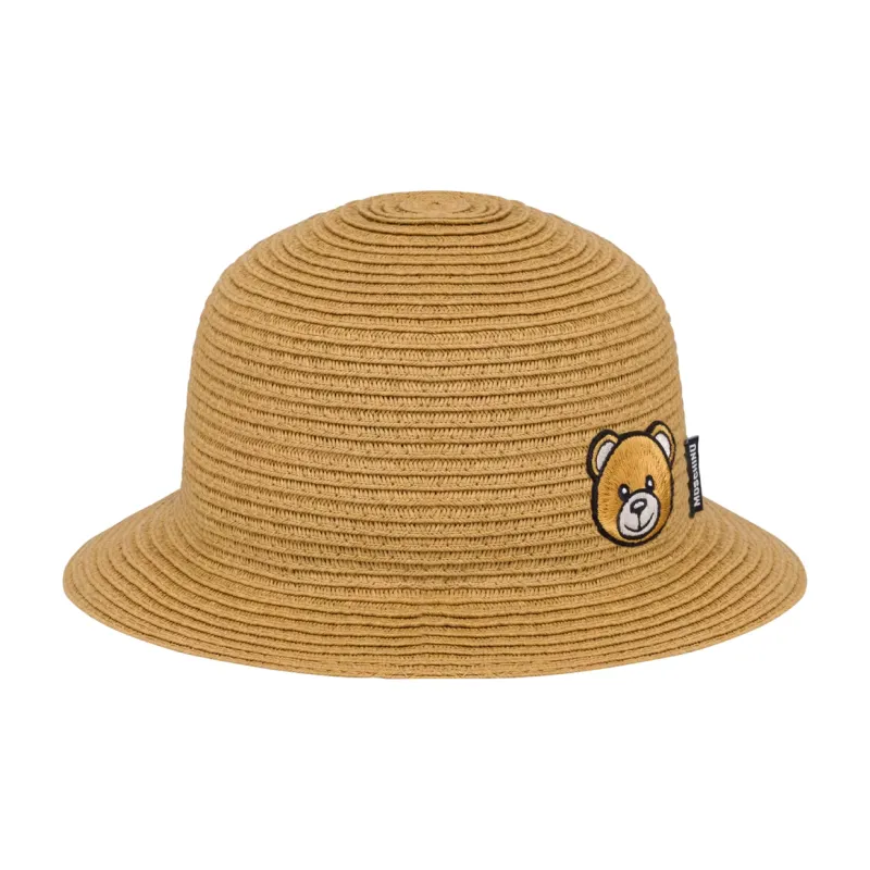 MOSCHINO Polyester Hamster Fur Bucket Hats Kids' Brown-0