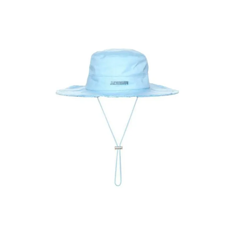Jacquemus Cotton Bucket Hats Men's Blue-0