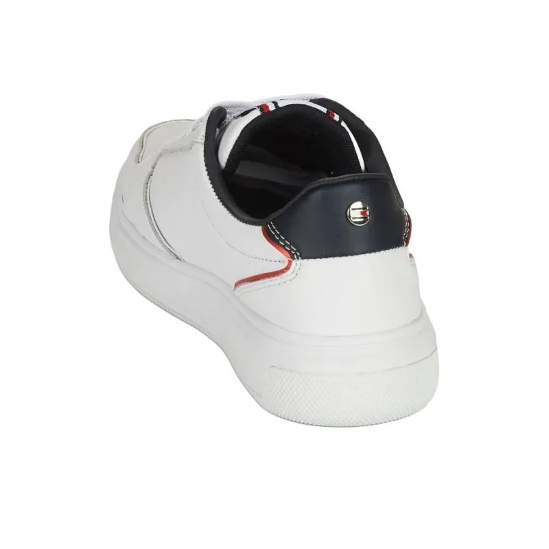 Tommy Hilfiger Low Top Skateboard Shoes Women's White-5
