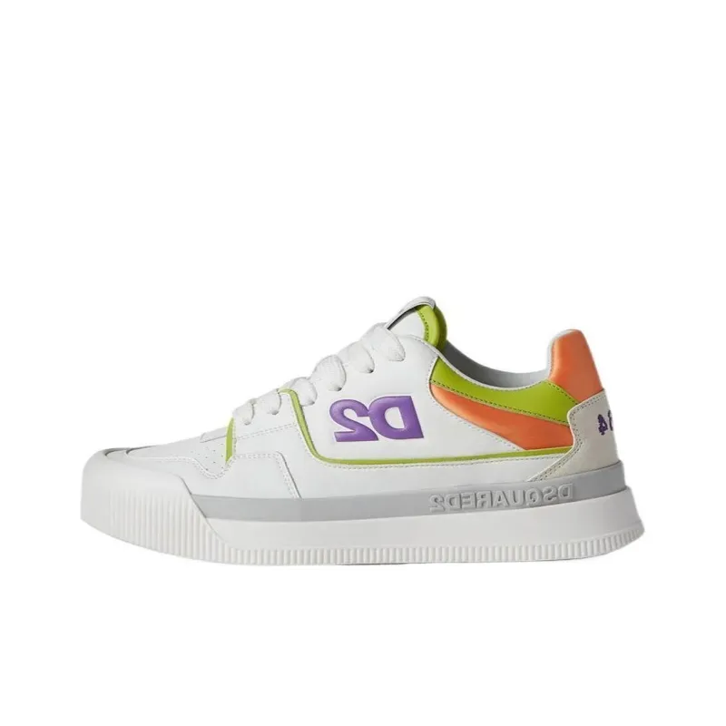 DSQUARED 2 Logo Embossed Lace Up Sneakers Women's-0
