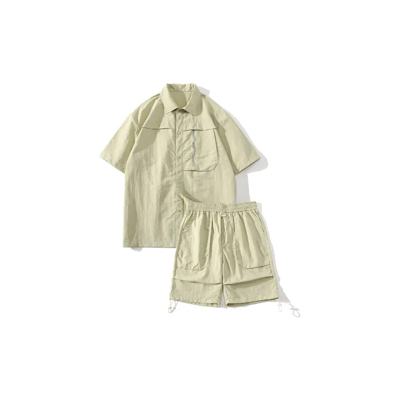 GOOSELIAR Shirt Shorts Set Two-Piece Set Unisex-7