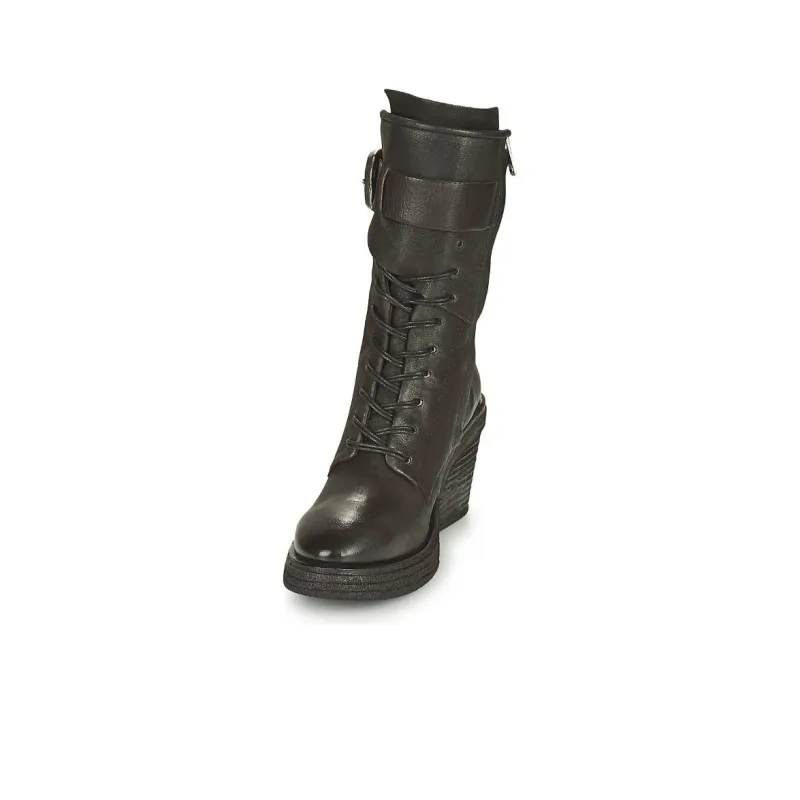 AirStep TALL Ankle Boots 8cm Women's Black-11