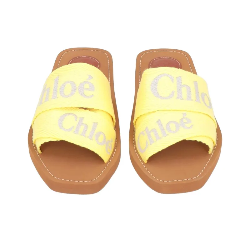 Chloé Woody Flat Mules Women's-4