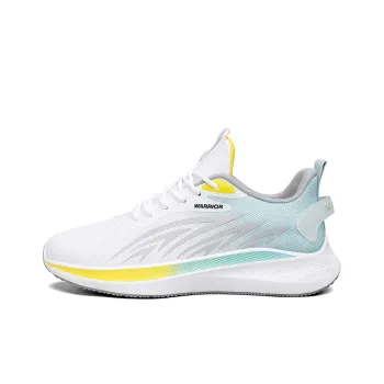 WARRIOR Running Shoes Men Low Top Yellow
