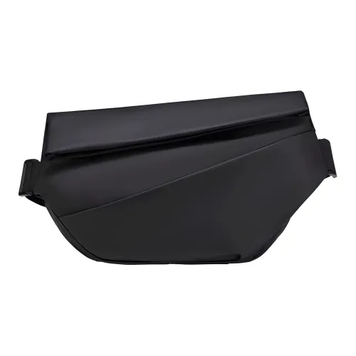 NINE NAIL Polyester Casual Crossbody Bag Sling Bag Fanny Pack Regular Unisex Black