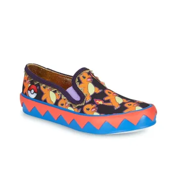 IRREGULAR CHOICE Low Top Casual Shoes Women's Orange Black