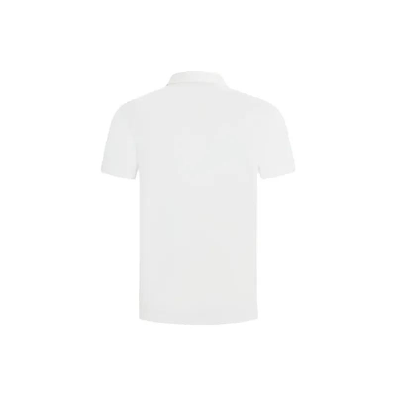 EMPORIO ARMANI Lyocell blend Jersey Polo Shirt With Embossed Ea Logo Embroidery-1