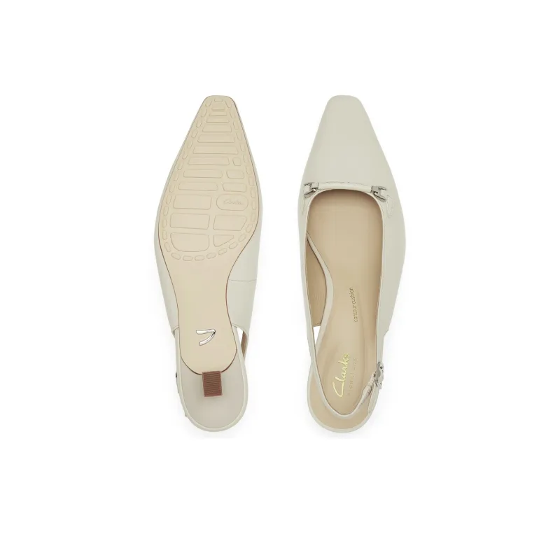 Clarks Strap Sandals Women's White-3