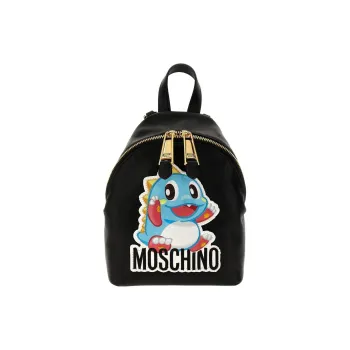 MOSCHINO Logo-Appliqué Zipped Mini Backpack