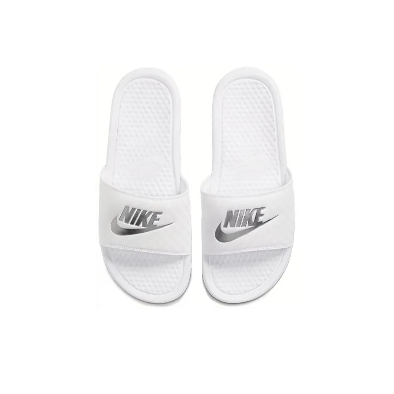 Nike Benassi Jdi 'White Silver' Women's-3