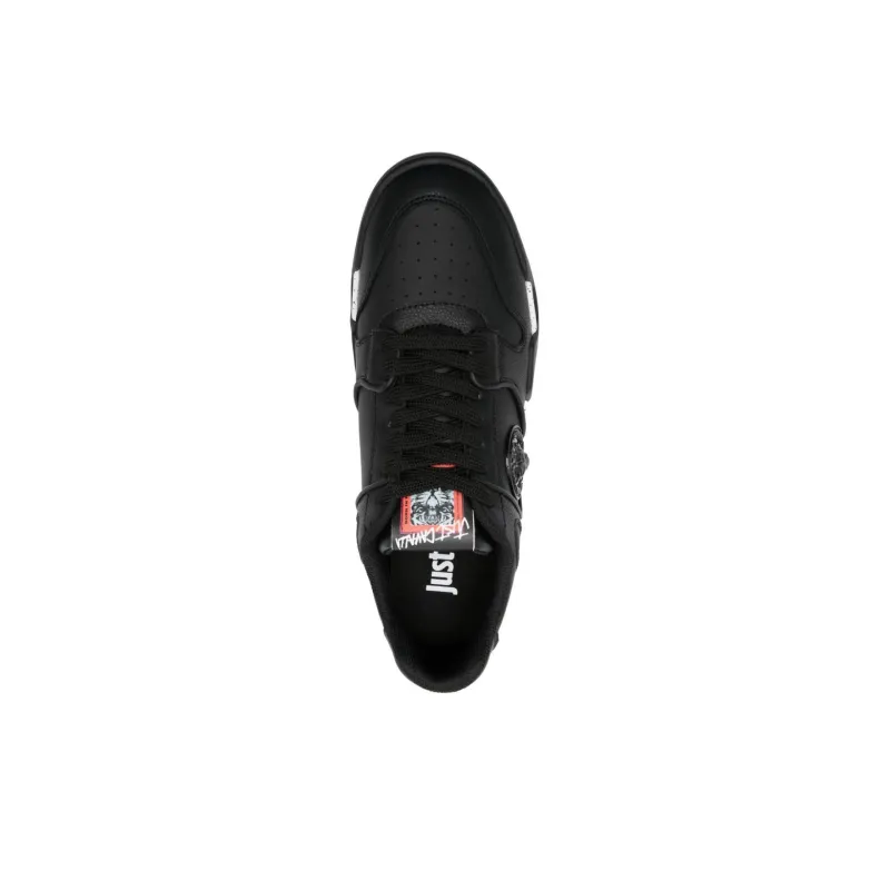 Just Cavalli Logo-patch Leather Sneakers-4