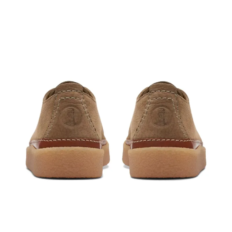 Clarks Low Top Skateboard Shoes Men's Light Brown-4