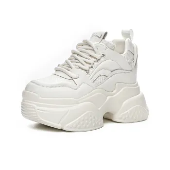 Shoe Cabinet Floral Language Low-Top Chunky Sneakers Women's