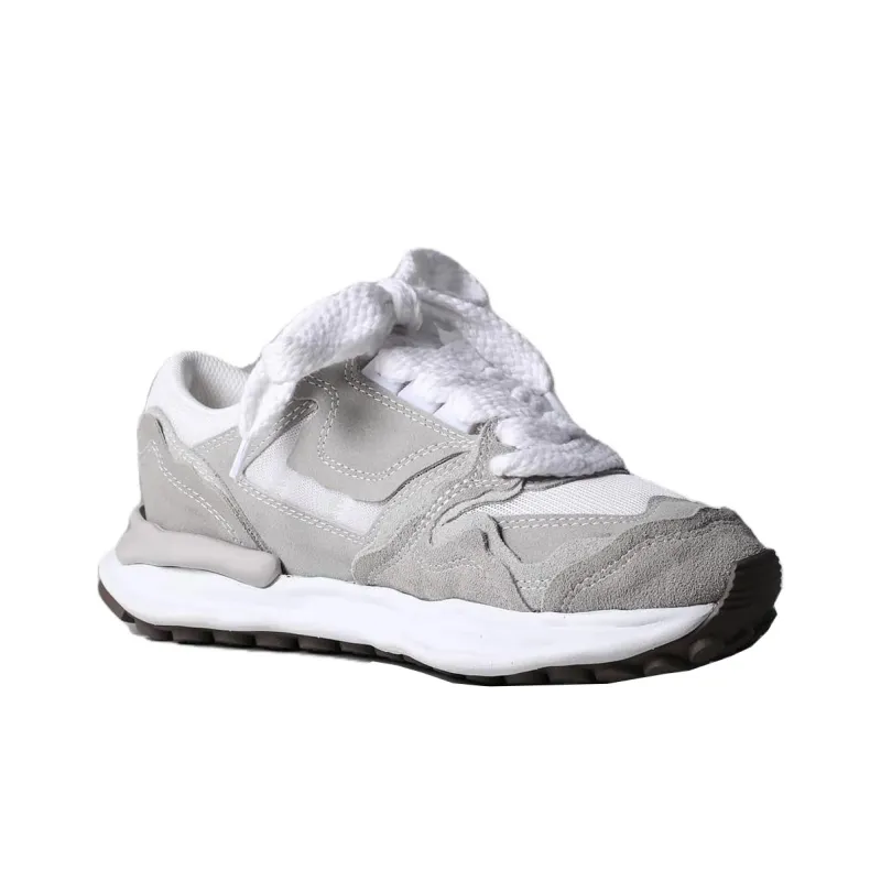 MIHARA YASUHIRO Abrasion Resistant Low Top Casual Shoes Unisex Gray White-2