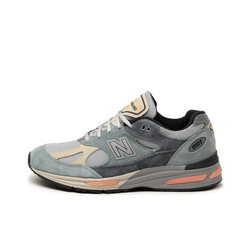 New Balance 991 MiUK Silver Blue Turbulence-0