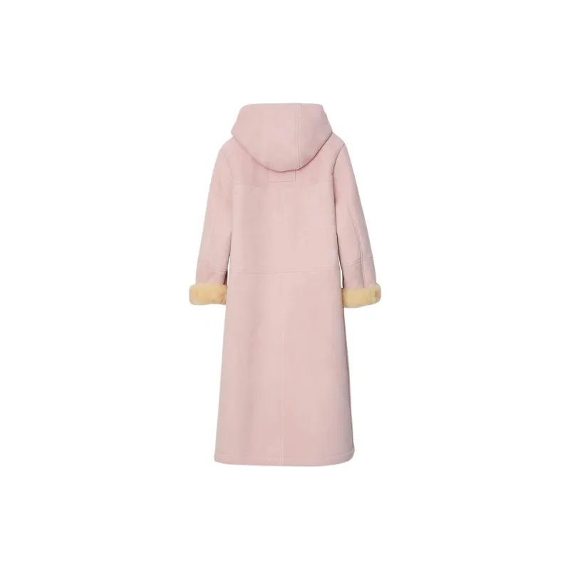 Burberry Coats Women's Pastel Pink-3