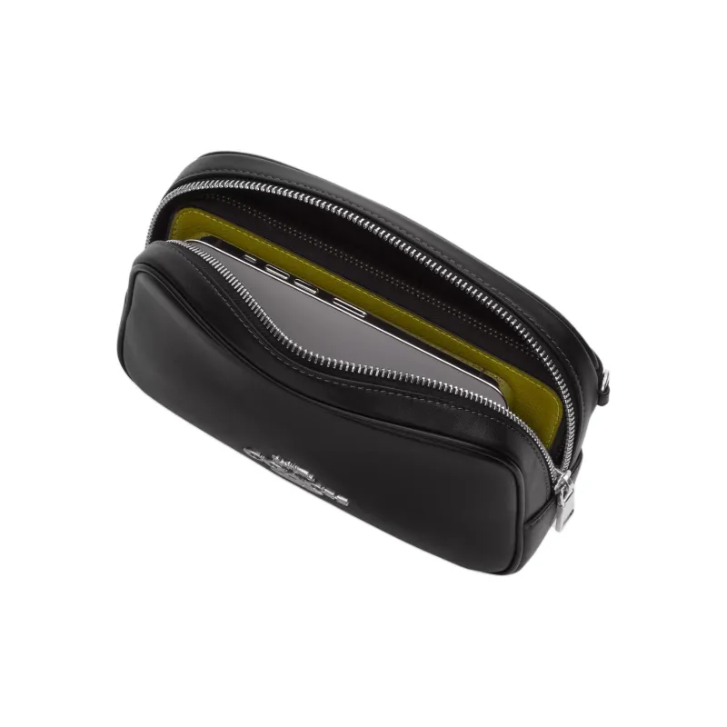 COACH Refined Calfskin Fanny Pack Trumpets Women's Silver & Black-2