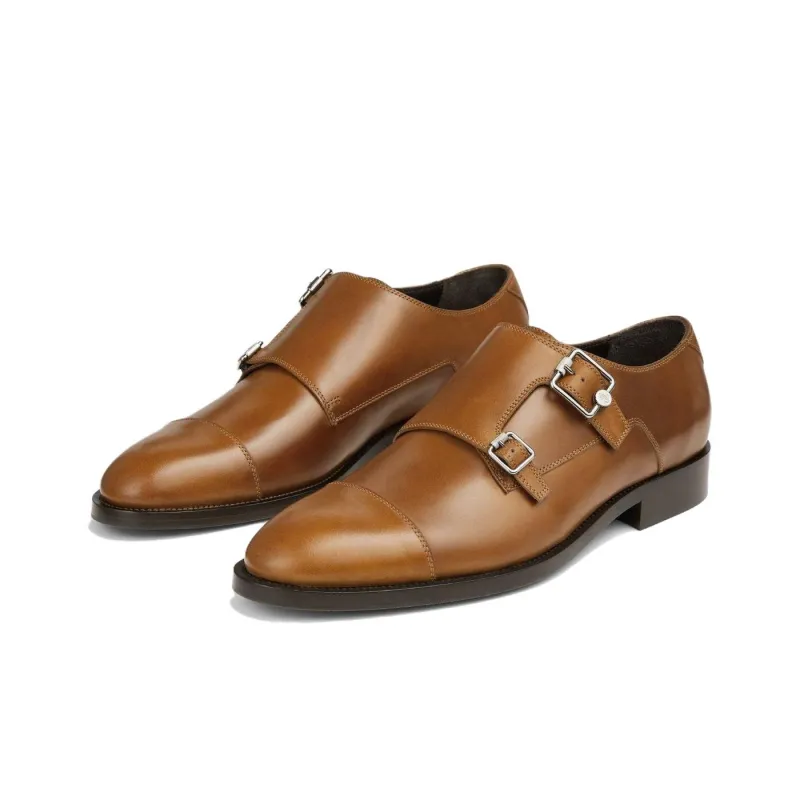 Jimmy Choo FINNION MONKSTRAP Men's Casual Shoes Men's Brown-1