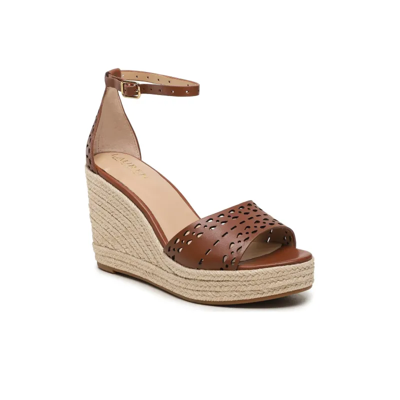 Polo Ralph Lauren One Strap Sandals Women's Brown-1
