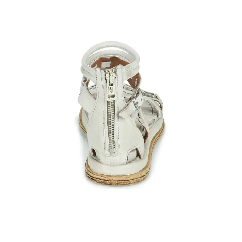 AirStep POLA SQUARE Roman Sandals Women's White-12
