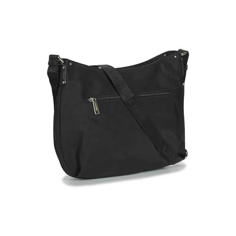 Lancaster Nylon Shoulder Bag Women's Black-4
