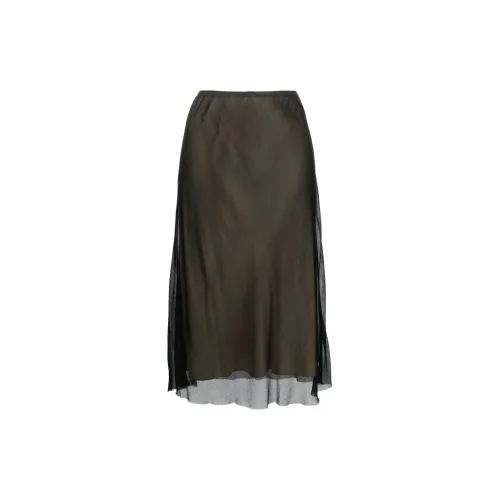 VINCE Casual Long Skirts Women's Light Brown