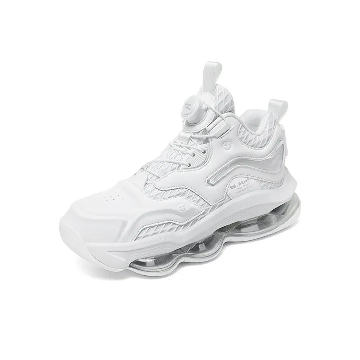N·HOT Slip-Resistant Breathable Height Increasing EVA+Air Cushion Combination Rubber Casual Running Shoes Unisex-5