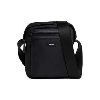CALVIN KLEIN Polyester Shoulder Bag, Crossbody Bag Men's Black