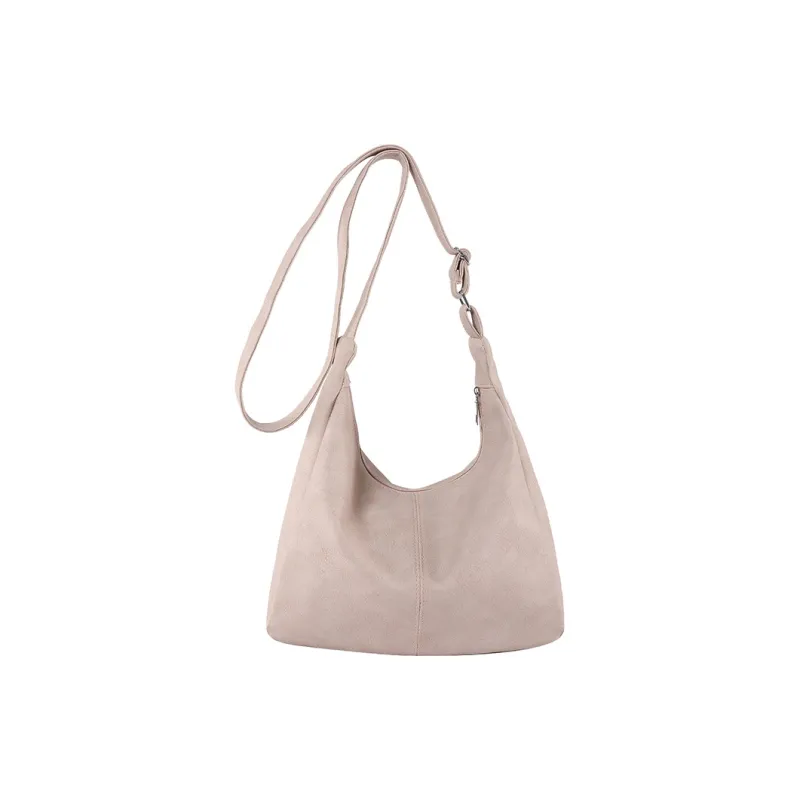 MingLu PU Shoulder Bag Crossbody Bag Regular Unisex White/Khaki/Black/Coffee/Pink-17