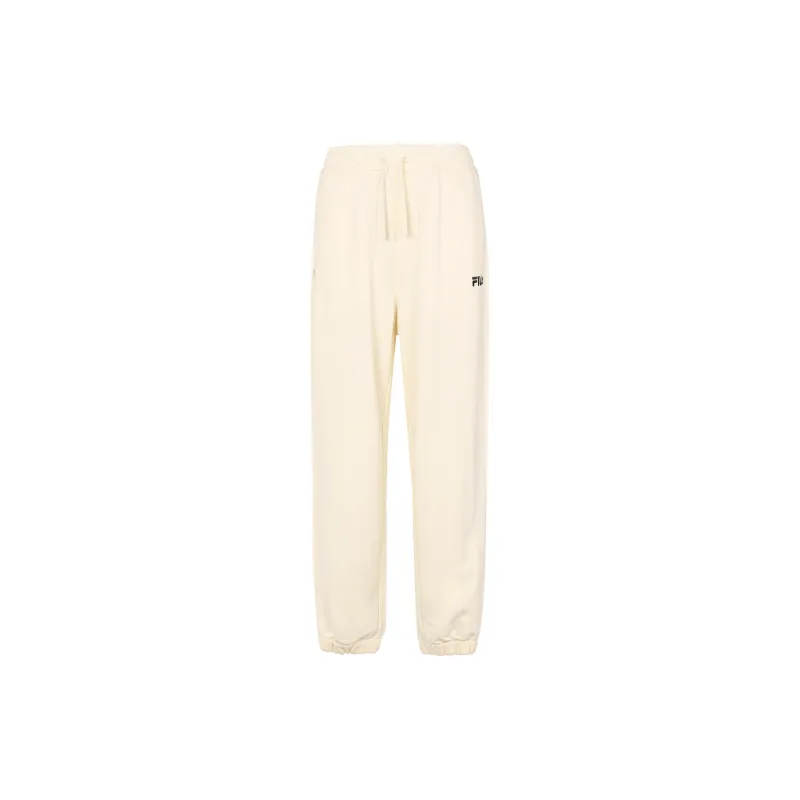 FILA Knitted Sweatpants Men Ivory-1