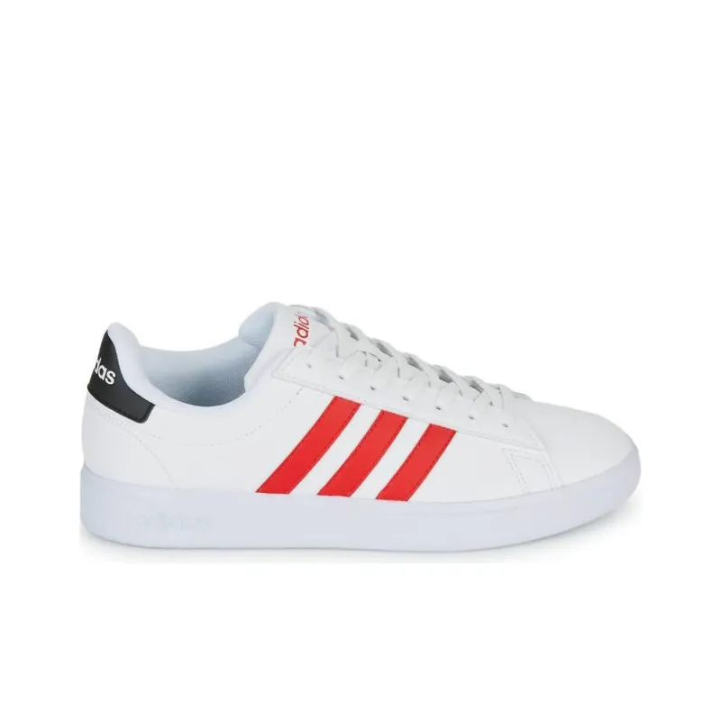 Adidas Grand Court 2.0 Cloud White Better Scarlet Core Black-1